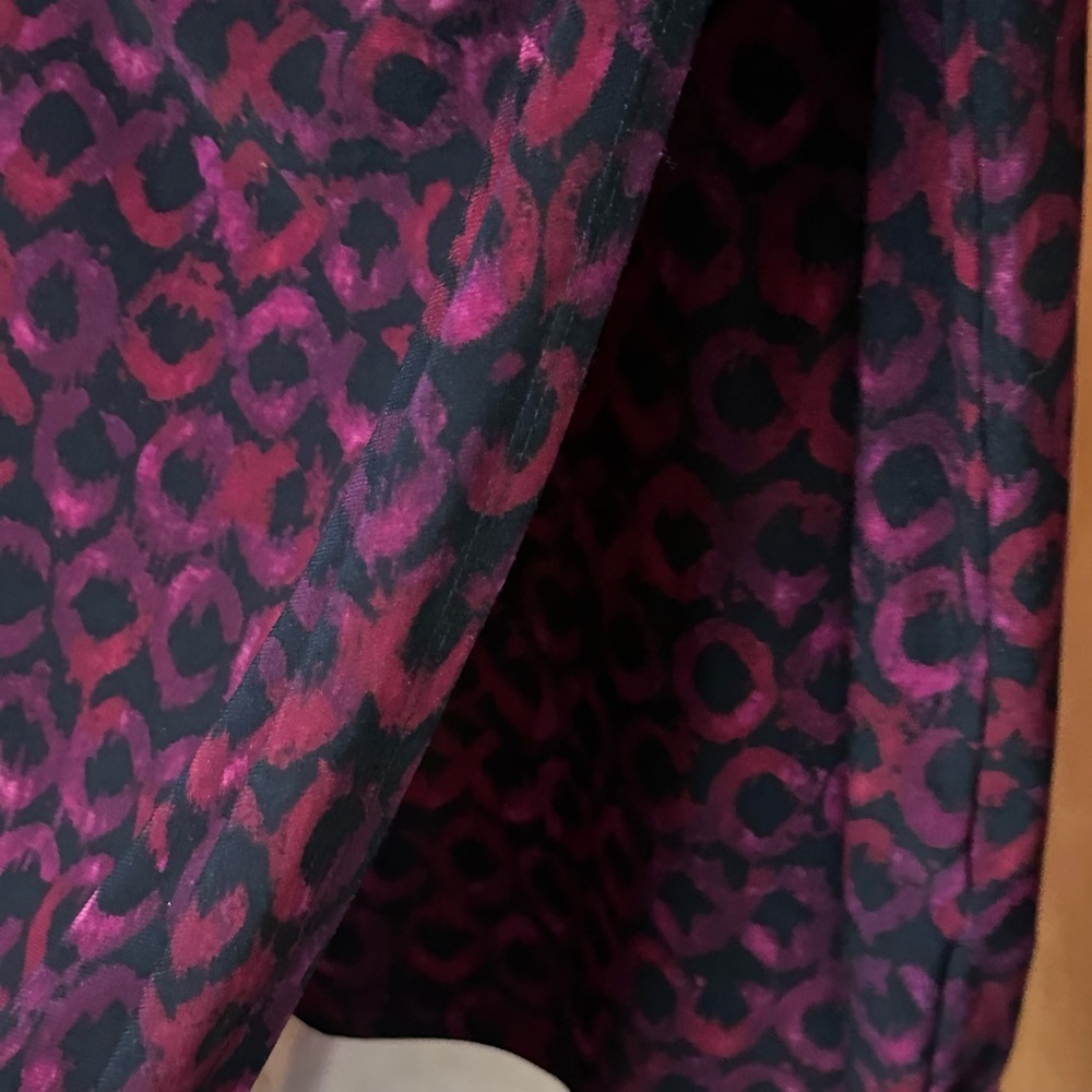 Lauren Ralph Lauren Purple/Burgundy Black‎ Stretch Jersey Ruched Details Dress 8 - Picture 7 of 13